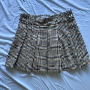 Zara plaid skirt